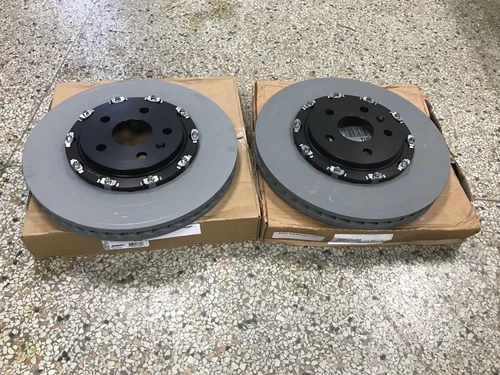 GM OE Brembo Front 2 Piece Rotors Pair 2016 + Cadillac ATS-V Chevy Camaro SS 1LE