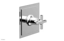 Phylrich 4-103/026 Hex Modern Cross Handle Trim Shower Control POLISHED CHROME