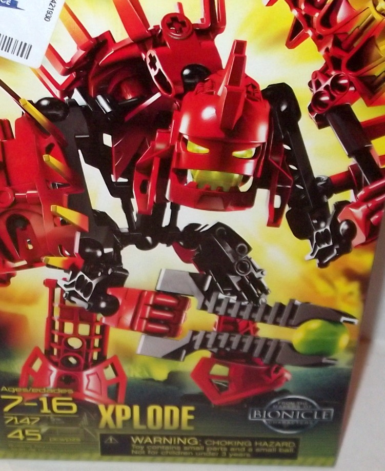 New XPLODE ✰ Lego (7147) ✰ HERO FACTORY ✰ Bionicle
