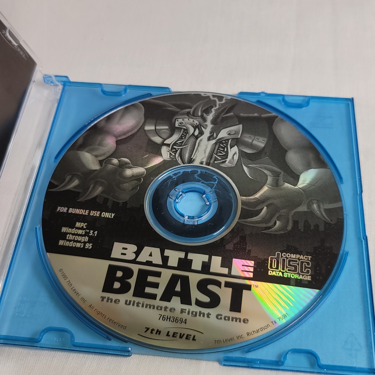 Battle Beast The Ultimate Fight Game 1995 PC CD-ROM - Disc Only