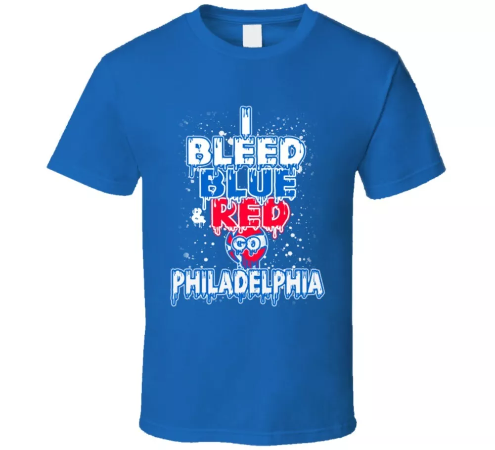 Bleed blue cheap t shirt