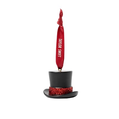 top hat ornament taylor swift red official holiday merch