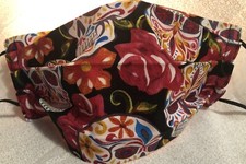 ADULT Handmade Face Mask - Reversible Washable - Sugar Skull