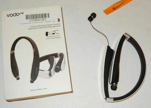Vodool Bluetooth Headphone Wireless Retractable Neckband (ONE SIDE NO SOUND) - Picture 3 of 3
