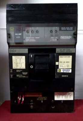 SQUARE D ME836LIG 800 AMP Micrologic 500 AMP G.F. Circuit Breaker SHIPS SAME DAY