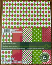 Christmas Scrapbook Paper 8.5" x 11" "Noel"