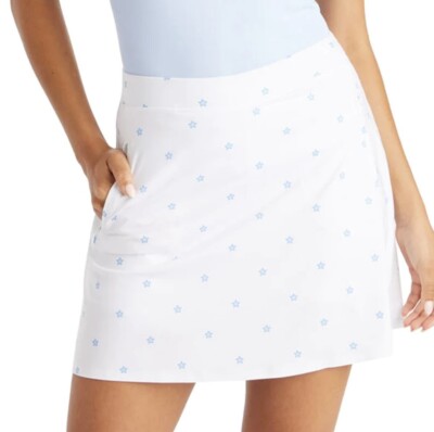 G/Fore Mini Stars Tech Jersey A-Line Skort Snow Women Official