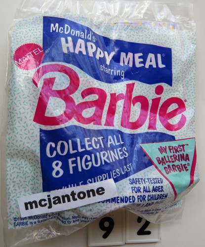McDonald's 1992 BARBIE Mattel DOLL Ballerina BRIDE Cake Topper YOUR Toy CHOICE - Picture 21 of 36