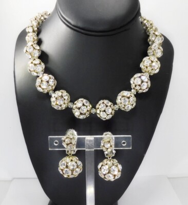 Vintage Flash Glam Prong Set Glitter Ball Rhinestone