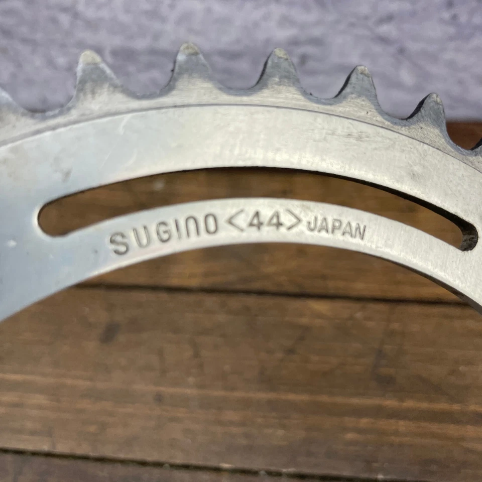 Plato vintage Sugino 44 dientes MIghty 144 BCD 44t BMX Race Competition A5 Foto 2 de 4