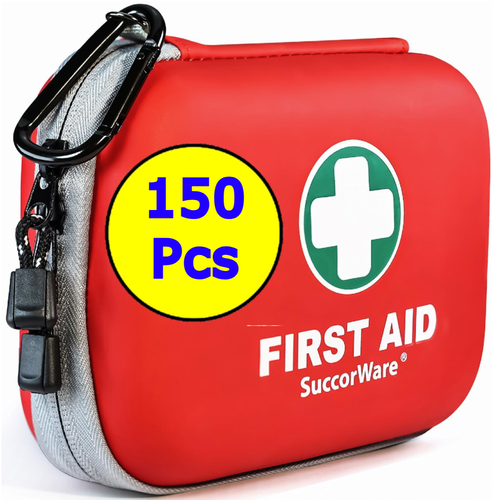 150Pcs Mini First Aid Kit Small Medical Emergency Home Car Camping Hiking Travel