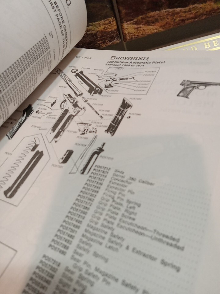 HUGE Jack First Gun Parts Book 13 volume 1 Handgun Parts (DE) eBay