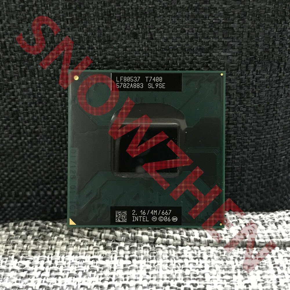 Intel R Core Tm 2 Duo Used Intel Core 2 Duo T7400 SL9SE Processor | 2.16GHz, 4MB L2 Cache, 667MHz FSB | For Laptop Upgrade/Repair I7 9700 CPU - Foto 8