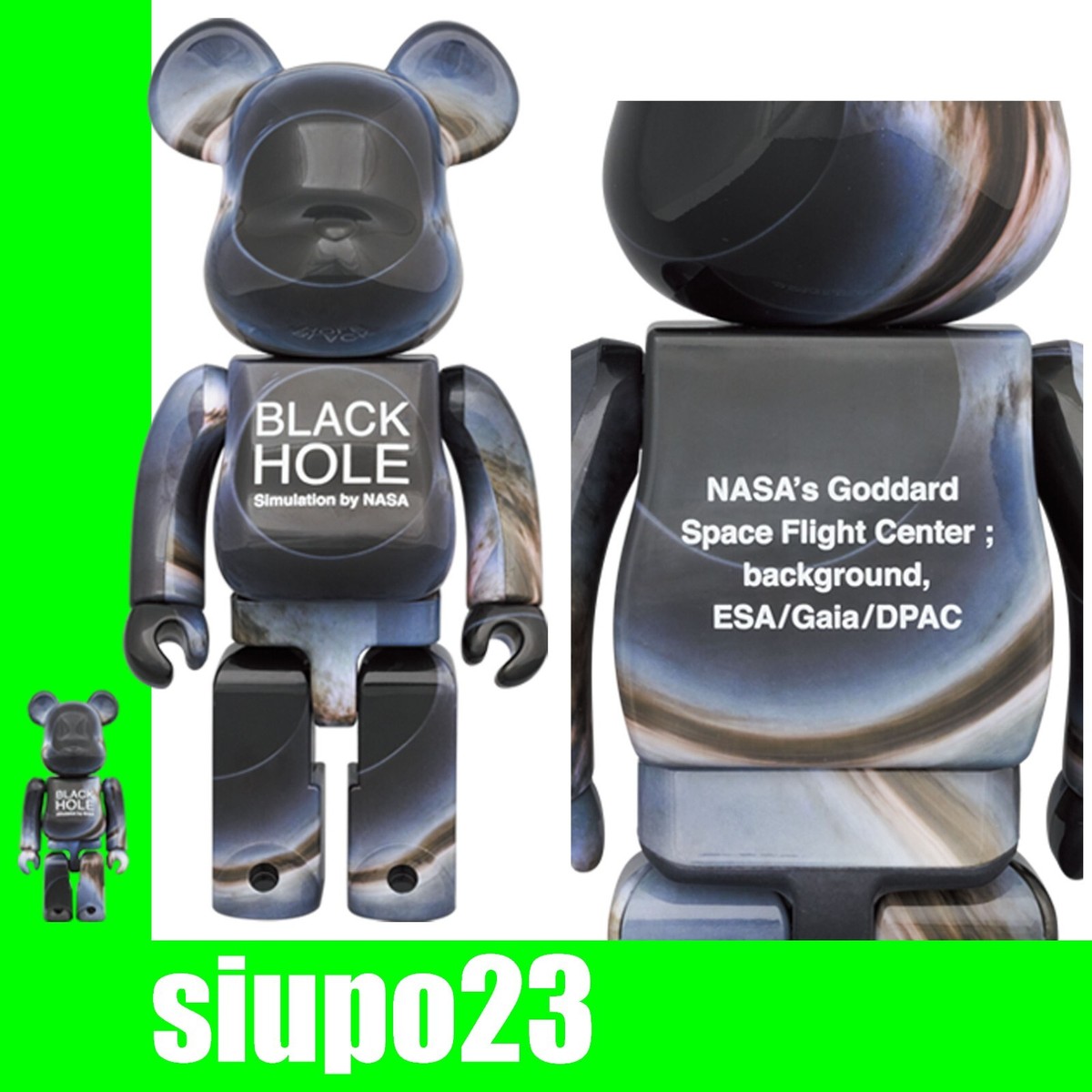 Medicom 400% + 100% Bearbrck ~ NASA Be@rbrck BLACK HOLE | eBay Medicom 400% + 100% Bearbrck ~ NASA Be@rbrck BLACK HOLE | eBay