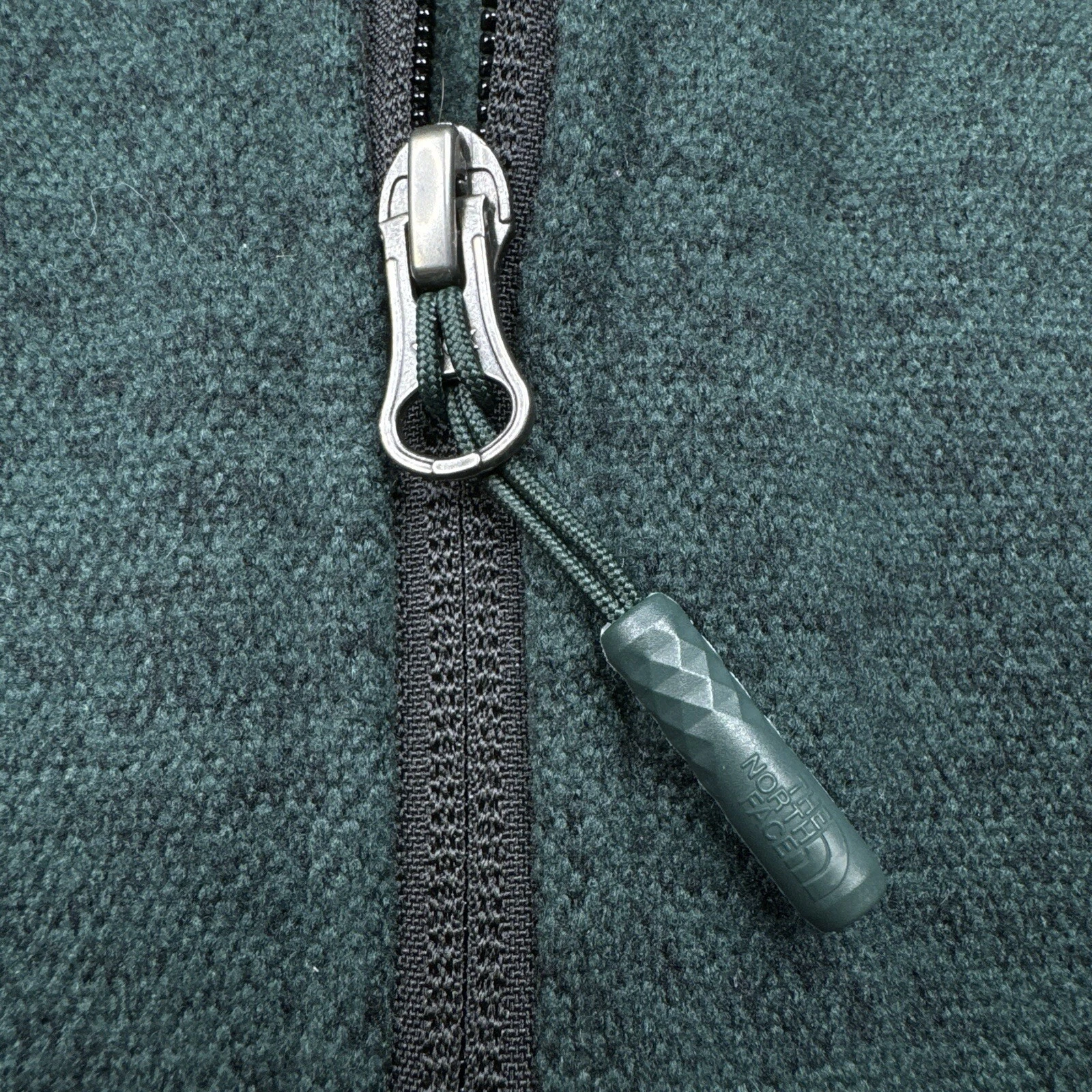 north-face ribbed fleece full zip coat jacket