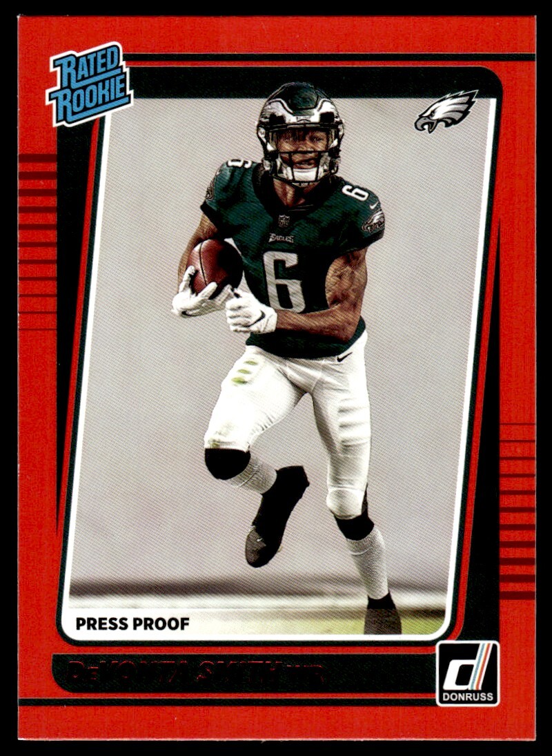 2021 Donruss Press Proof Red DeVonta Smith Rookie Philadelphia Eagles #261
