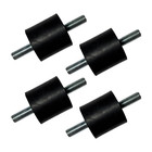 <!--F#f_0-->4pcs M8 Male Rubber Mounts Shock Absorber Anti Vibration Isolator 30mm x 30mm<!--F/-->