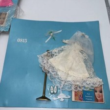 Vintage Topper Dawn Doll Outfit Clothes Wedding Bell 0815 NOS