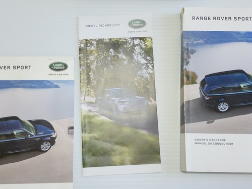 2017 LAND ROVER RANGE ROVER SPORT  OWNERS MANUAL SET OPERATORS BOOKS CASE - Picture 4 of 6