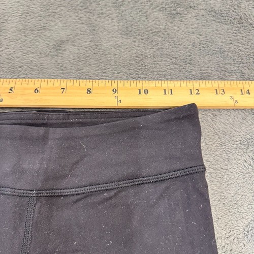 Ivivva by Lululemon Black Cropped Activewear Legging Pants Kid's Size 10 - Picture 4 of 7