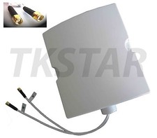 LTE 4G Mimo 2 x Doppel SMA Antenne Wandantenne Außenbereich 2600Mhz 800Mhz