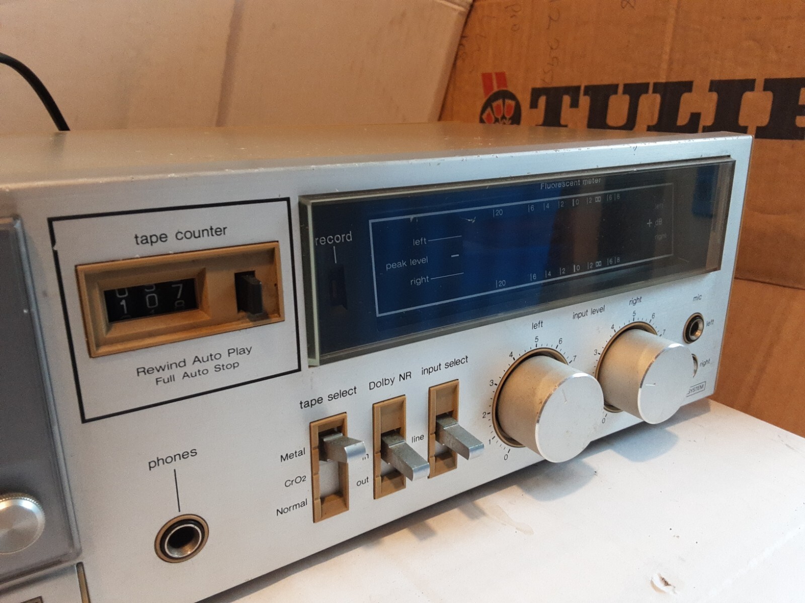 Technics M215 Cassette Separate Hi Fi Deck Metal Dolby System Tested