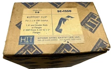 (Box of 50) HIT SC-1250 Spring Steel Fastener Conduit Clip, 1-1/4”