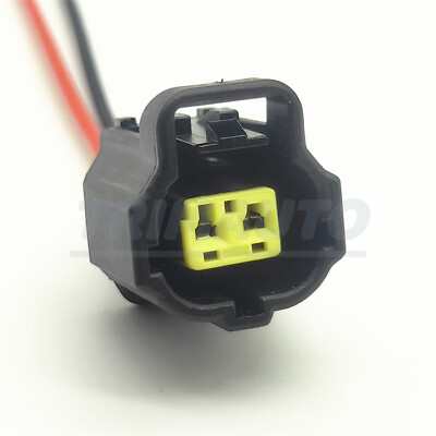 2-Pin For Ford OEM Connector Pigtail Plug - 3U2Z-14S411-HYB, WPT-989 