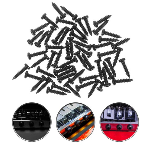 50 Stück/Set Stimmwirbelschrauben Stimmschlüssel Maschinenköpfe Tuner Befestigungsschrauben - Bild 2 von 12