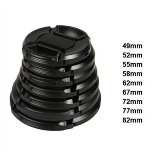 Anti-lose Cord Camera Lens Cover Snap-on Lens Cap Cover 55mm 58mm 62mm - Picture 2 of 27