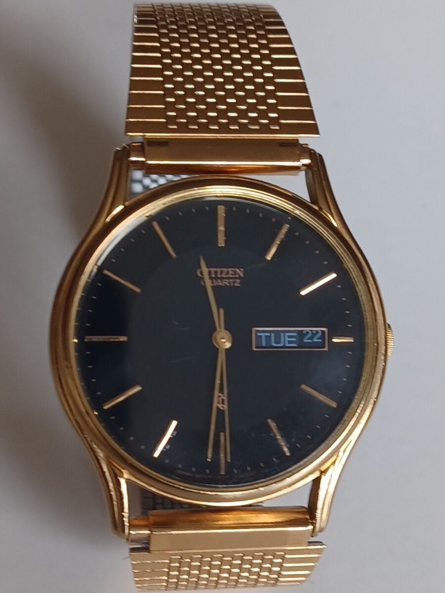 ★レア逆輸入★Citizen Men's Quartz Watch Vintage - Gold Men's Citizen Quartz Watch | eBay