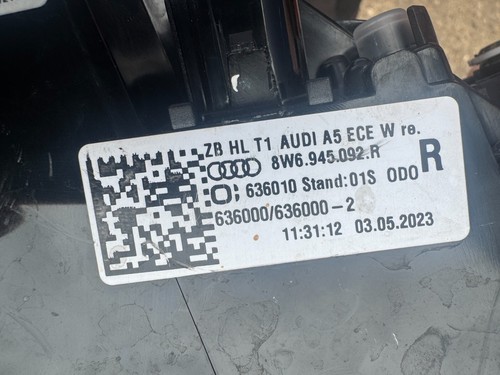 AUDI A5 2023 LUZ TRASERA DERECHA LUZ CUPÉ 2016-2024 - Imagen 6 de 7