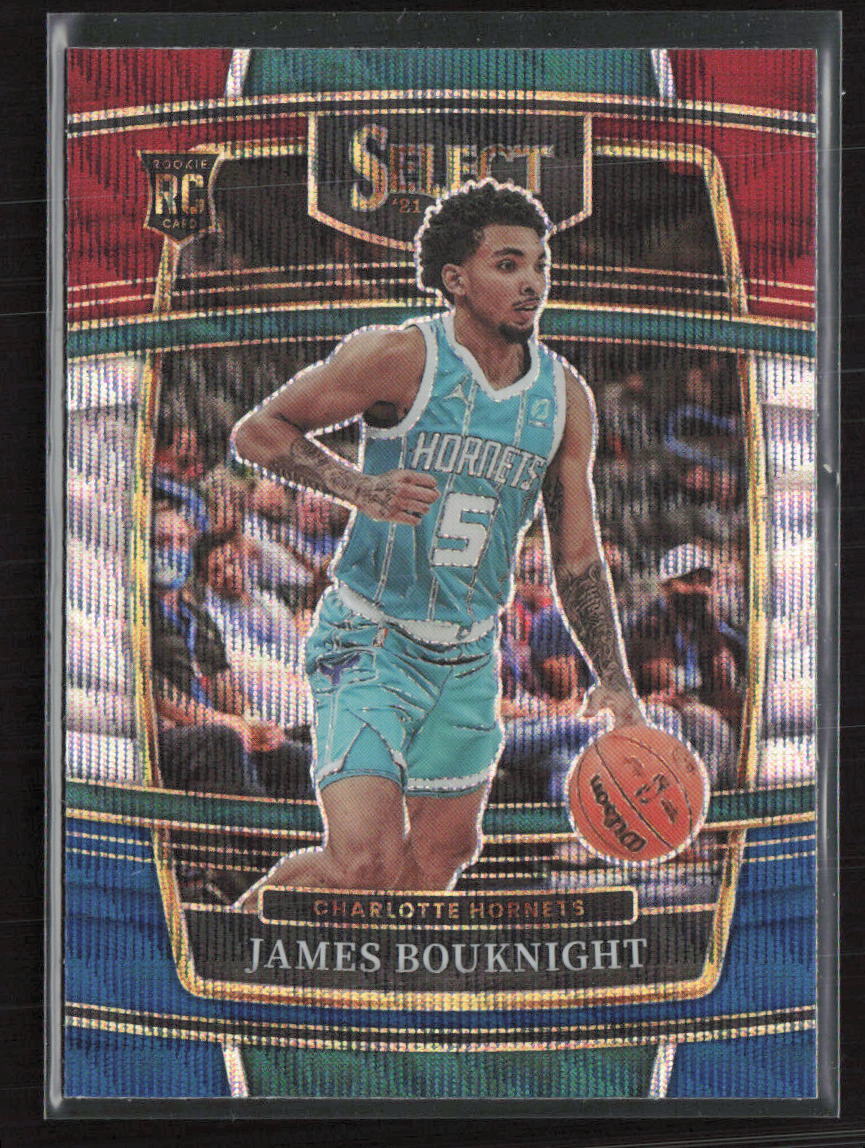 2021-22 Panini Select #37 James Bouknight Tri-Color Prizms Charlotte Hornets (V)