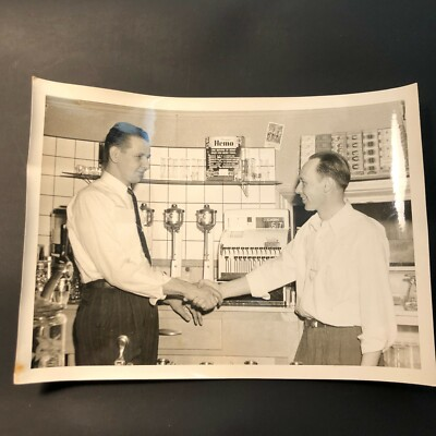 #ad SODA SHOP Business Photograph CIGARETTES Snap Shot Antique Equipment INTERIOR $91.75