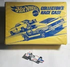Vintage Hot Wheels Blackwall + #9182 24 Car Collector's Race Case in Yellow Lot