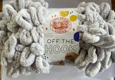 Lion Brand Yarn 516-150  Off the Hook Loop Yarn, Dreamy