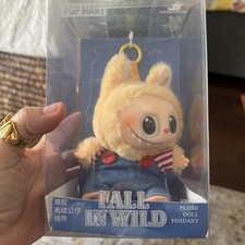 Pop Mart the Monsters Labubu Fall in Wild Series Vinyl Plush Doll Pendant