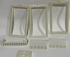 Retired Vintage Playmobil 5300 Victorian Mansion Dollhouse Window Frame Curtain