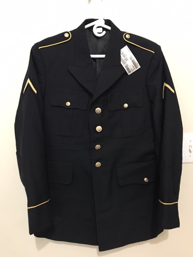 Bremen-Bowdon Men's US Army Coat Navy And Gold 39R Cla - Picture 2 of 4