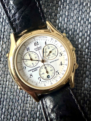 JR西日本 鉄道時計(腕時計) CITIZEN デジタル Vintage Citizen 3510 Quartz Alarm Watch Japan Movement, Assembled