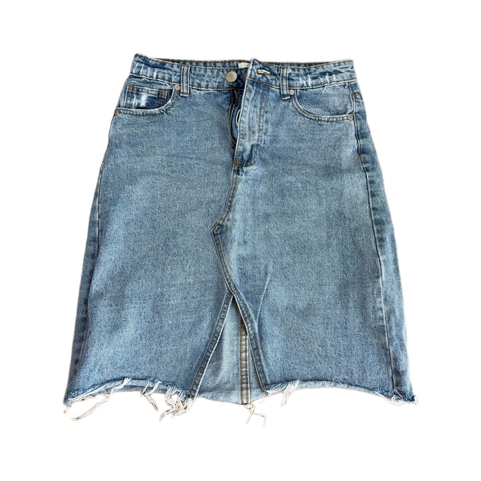 Cotton On Denim Skirt Size 10 Excellent Condition #16291