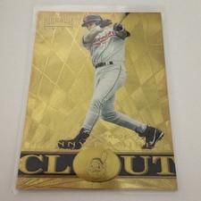 Pinnacle 1997 RARE GOLD Clout Manny Ramirez Artist's Proof Museum Collection#196
