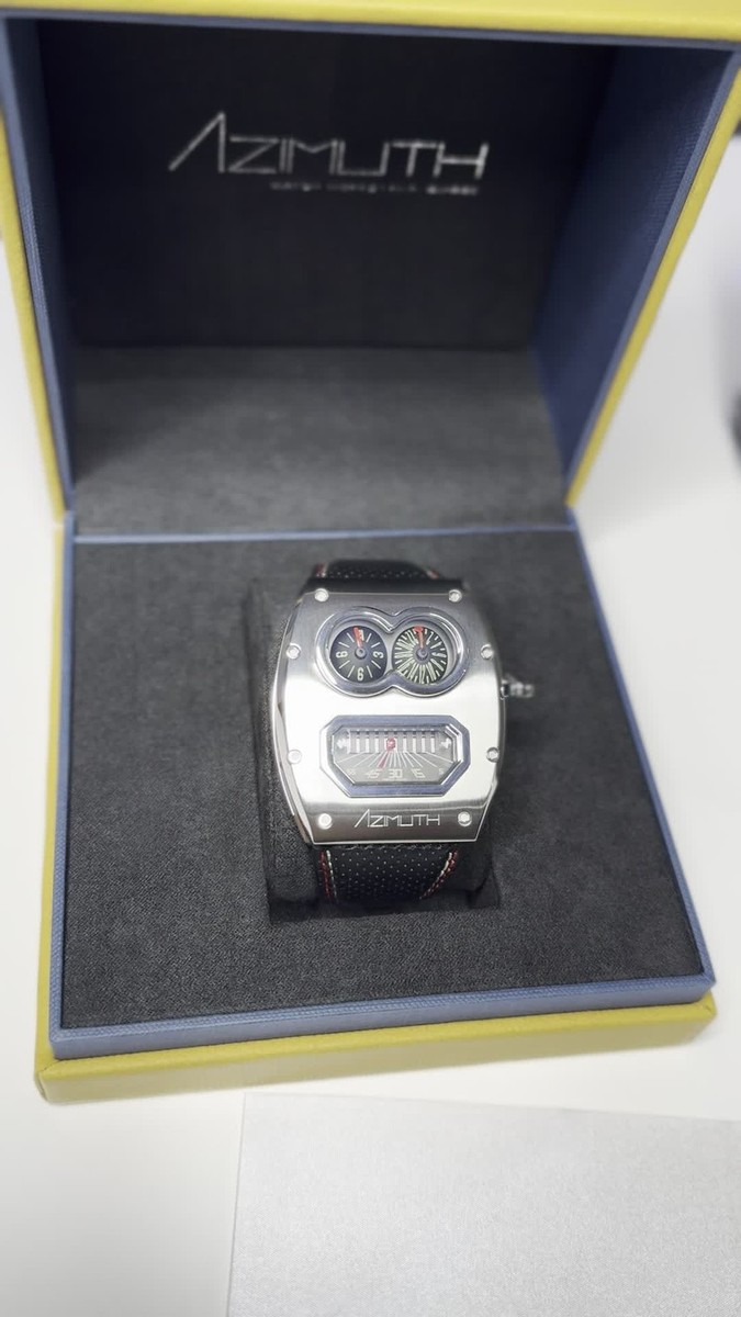 箱のみ Azimuth アジムート Mr.ROBOTO 時計 ボックス MR ROBOTO R2 MID-CASE TITANIUM IN BLUE PVD - AZIMUTH WATCH MK ll