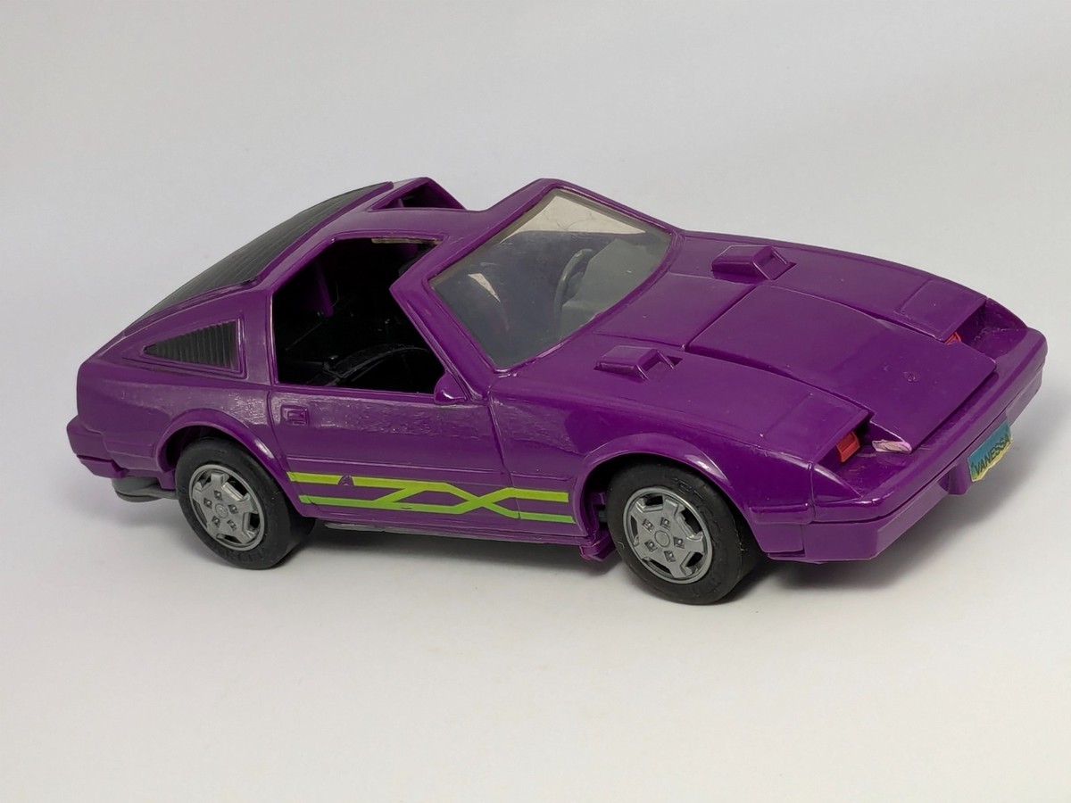 Vintage Kenner M.A.S.K. Manta Purple 300ZX w/Vanessa Warfield/Mask