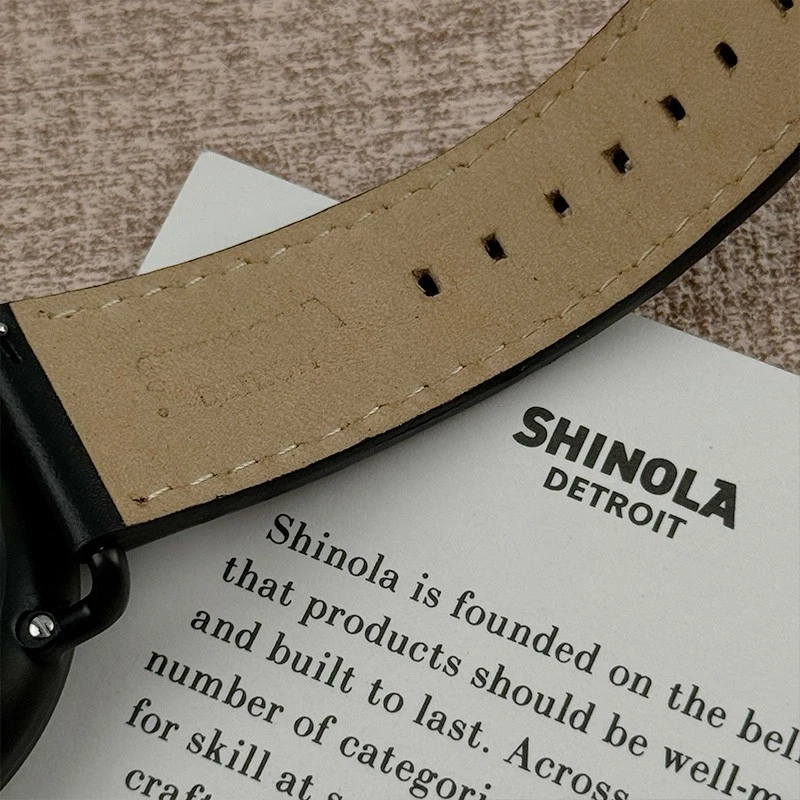 Relógio masculino Shinola The Runwell 47mm revestimento PVD mostrador verde argonita 1069 quartzo - Imagem 3 de 4
