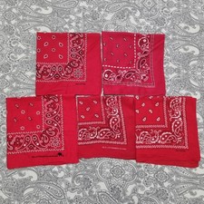 VINTAGE Quadrat Schal Bandana Taschentuch Paisley farbecht schwarz Konvolut Baumwolle