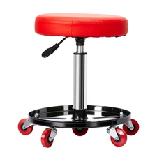 Mechanic Stool 300 LBS Rolling Pneumatic Creeper Garage/Shop Seat Adjustable
