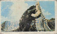 Kaiju Monster Fighter Plane Godzilla Era Menko Card Japanese