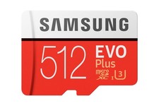Samsung EVO Plus 512GB microSDXC Memory Card with SD Adapter UHS-I U3