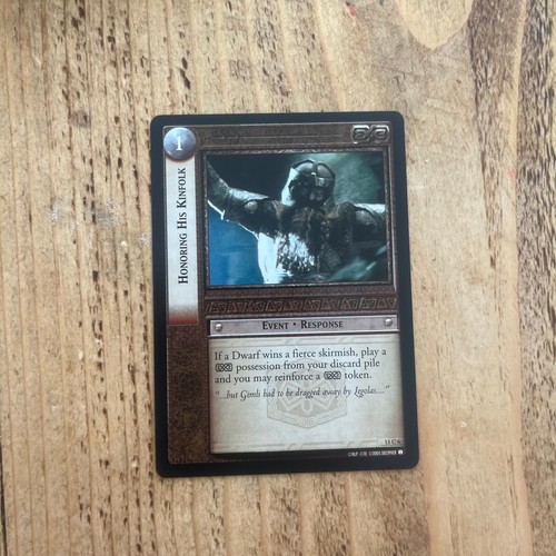 Herr der Ringe TCG Bloodlines Decipher LOTR Trading Card Game Singles - Bild 7 von 194